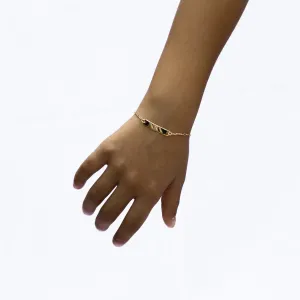 PULSEIRA INFANTIL MASCULINA COM PLACA TRABALHADA PARA GRAVAR NOME  -BANHADO A RÓDIO  BRANCO