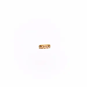ALIANÇA ESTRELINHA FOSCA 7MM Nª22 - BANHADO A OURO 18K