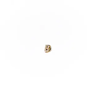 PINGENTE PARA MASCARA/ROUPA COM INICIAL B CRAVEJADO - BANHADO A OURO 18K
