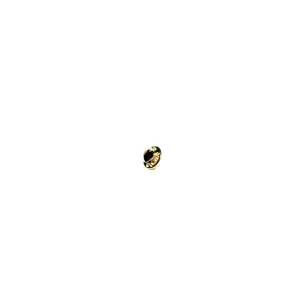 PINGENTE PARA MASCARA/ROUPA COM CORAÇÃO CHEIO LISO - BANHADO A OURO 18K
