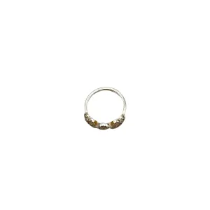 ANEL COROA COM ZIRCONIA CRISTAL N15  - PRATA 925