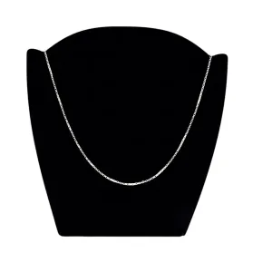CORRENTE CARTHIE CADIADINHO FINA 50CM - PRATA 925