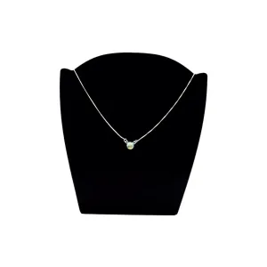 CORRENTE ESCAMA DE SEREIA FRUTA-COR VERDE  -PRATA 925