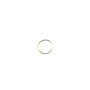 PIERCING DE NARIZ ARGOLINHA LISO-  BANHADO A OURO 18K