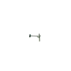 PIERCING PINO CRUZ CRAVEJADA 9MM -PRATA 925