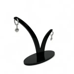 BRINCO ARGOLA COM PENDURICALHO CONCHA LISA - BANHADO A PRATA 925