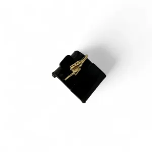 ANEL FALANGE REGULÀVEL FLECHA  LISO  - BANHADO A OURO 18K