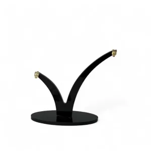 BRINCO PEQUENO CORUJA LISO  - BANHADO A OURO 18K