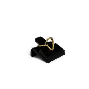 ANEL FORMAS GEOMETRICA GOTA Nª04  - BANHADO A OURO 18K
