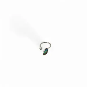 PIERCING FAKE ESCAMA DE SEREIA FRUTA-COR -PRATA 925