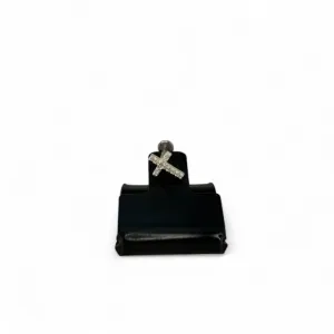 PIERCING PINO CRUZ CRAVEJADA 9MM -PRATA 925