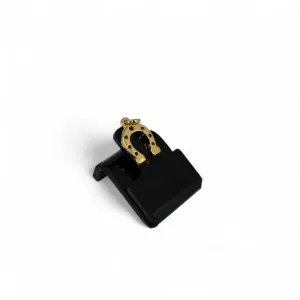 PINGENTE FERRADURA PEQUENA LISA - BANHADO A OURO 18K