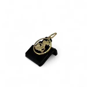 PINGENTE SÃO JORGE PEQUENO- BANHADO A OURO 18K