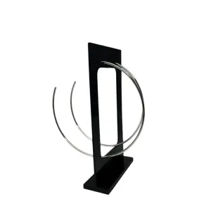 ARGOLA LISA MÉDIA COM TARRAXA - BANHADO A OURO 18K