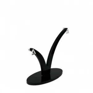 BRINCO PEQUENO TRIÂNGULO MÉDIO LISO - BANHADO A PRATA 925