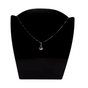 CORRENTE MINI CONCHA -BANHADO A RÓDIO NEGRO