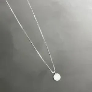 CORRENTE VENEZIANA PONTO DE LUZ CRISTAL REDONDO   -PRATA 925