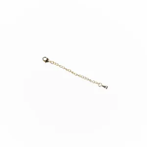 KIT EXTENSOR PARA CORRENTE E PULSEIRAS- BANHADO A OURO 18K