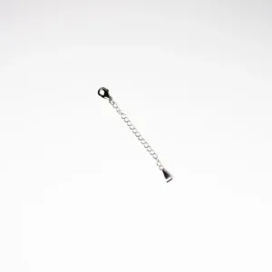 KIT EXTENSOR PARA CORRENTE E PULSEIRAS- BANHADO A RÓDIO NEGRO