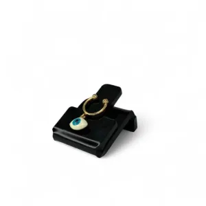 PIERCING FAKE ARGOLA COM OLHO GREGO - BANHADO A OURO 18K