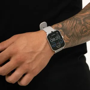 RÉLOGIO SMART WATCH CONDOR PRATA COM PULSEIRA CINZA