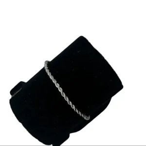 TORNOZELEIRA CORDÃO BAIANO MÉDIO  - BANHADO A RÓDIO BRANCO