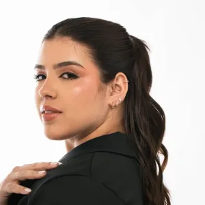 BRINCO ARGOLA DE TARRACHA LISA GRANDE - BANHADO A OURO 18K