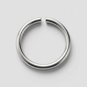 PIERCING DE NARIZ ARGOLINHA LISA - PRATA 925