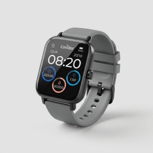 RÉLOGIO SMART WATCH PRETO COM PULSEIRA CHUMBO