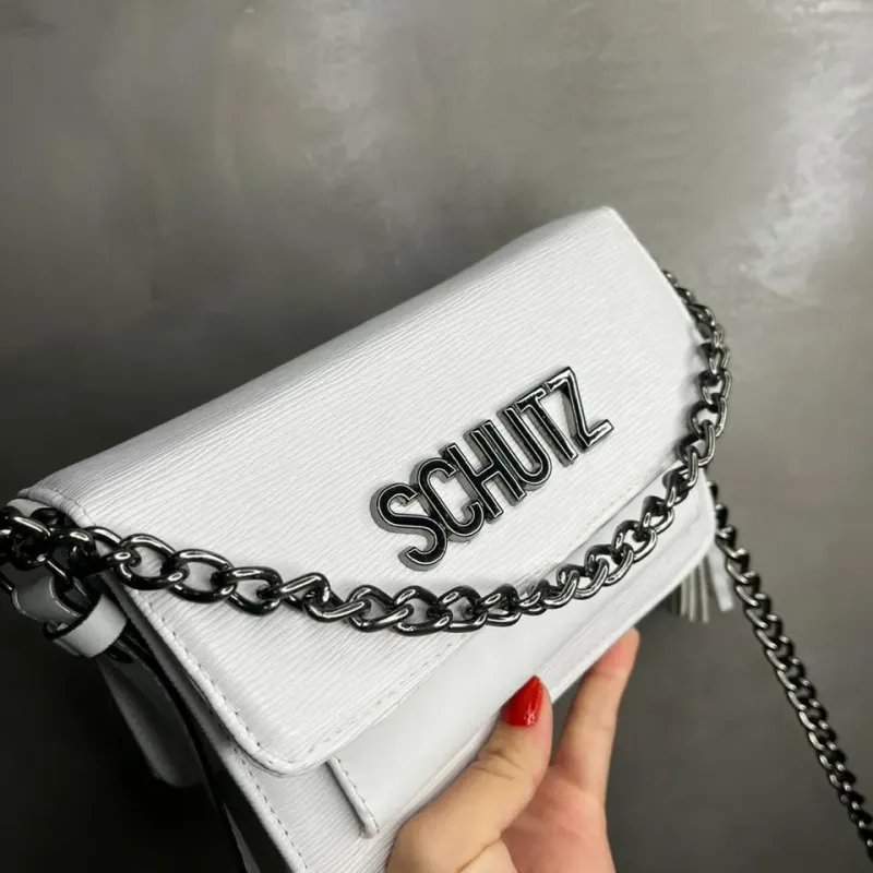 BOLSA REPLICA SCHUTZ BRANCA PEQUENA C/ ALÇA- BOLSA