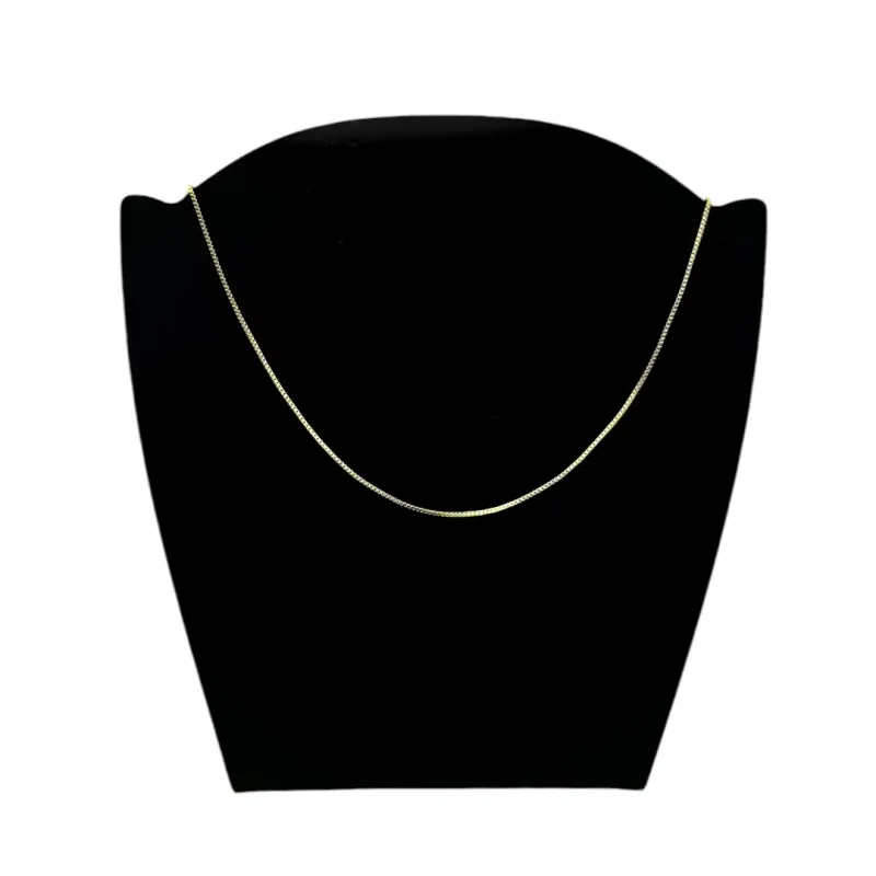 CORRENTE VENEZIANA 35CM - BANHADO A OURO 18K