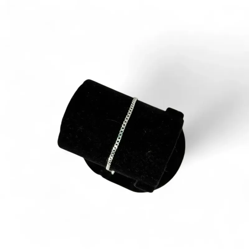 PULSEIRA GRUMET FINO -PRATA 925