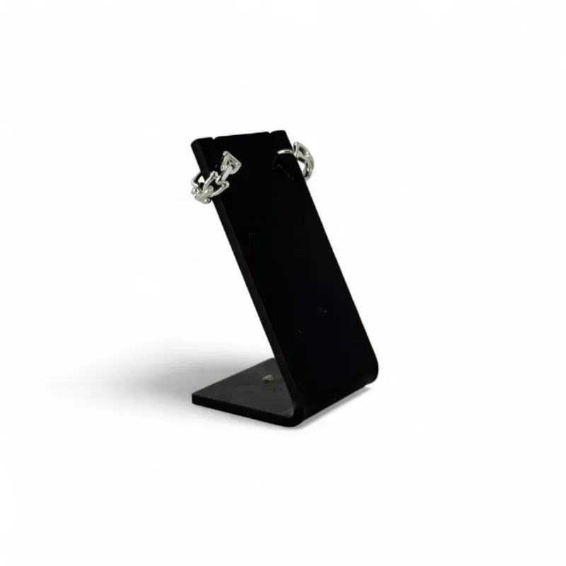 BRINCO ARGOLA CARTHIE PEQUENA LISA - BANHADO A PRATA 925