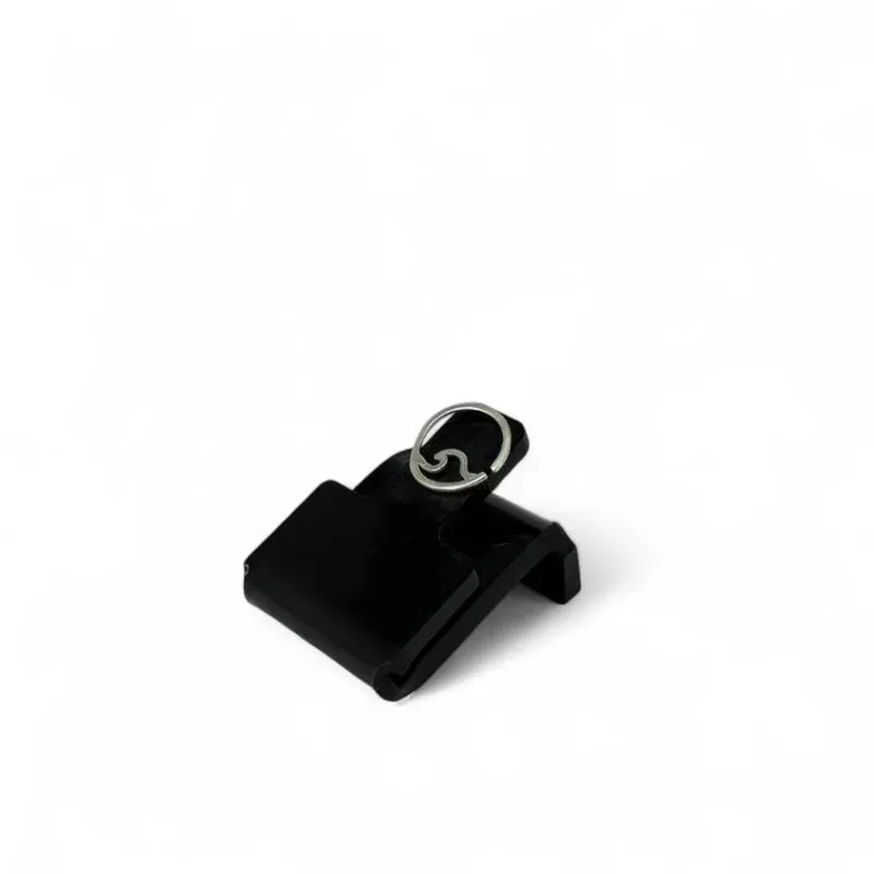 PIERCING ARGOLA COM ONDA LISO 6MM -PRATA 925