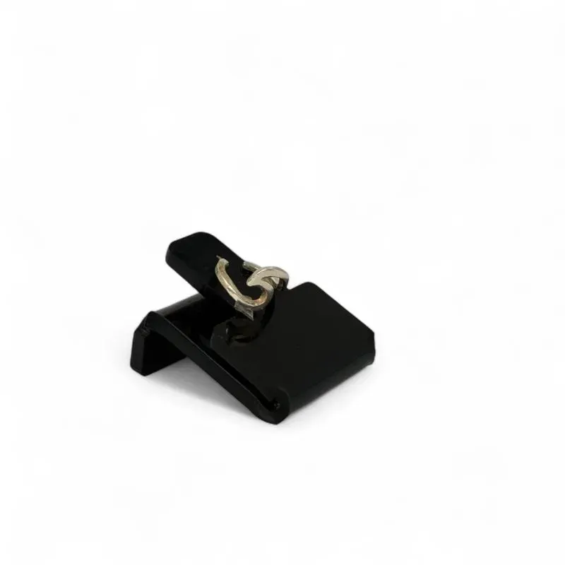 PIERCING FAKE ONDA LISO  -PRATA 925