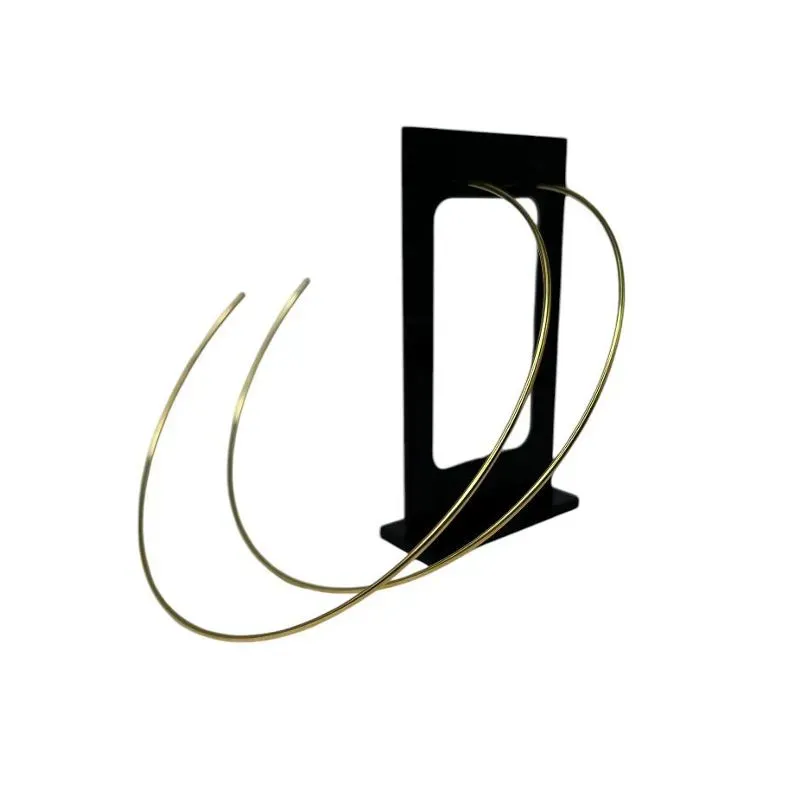 ARGOLA LISA EXTRA GRANDE - BANHADO A OURO 18K