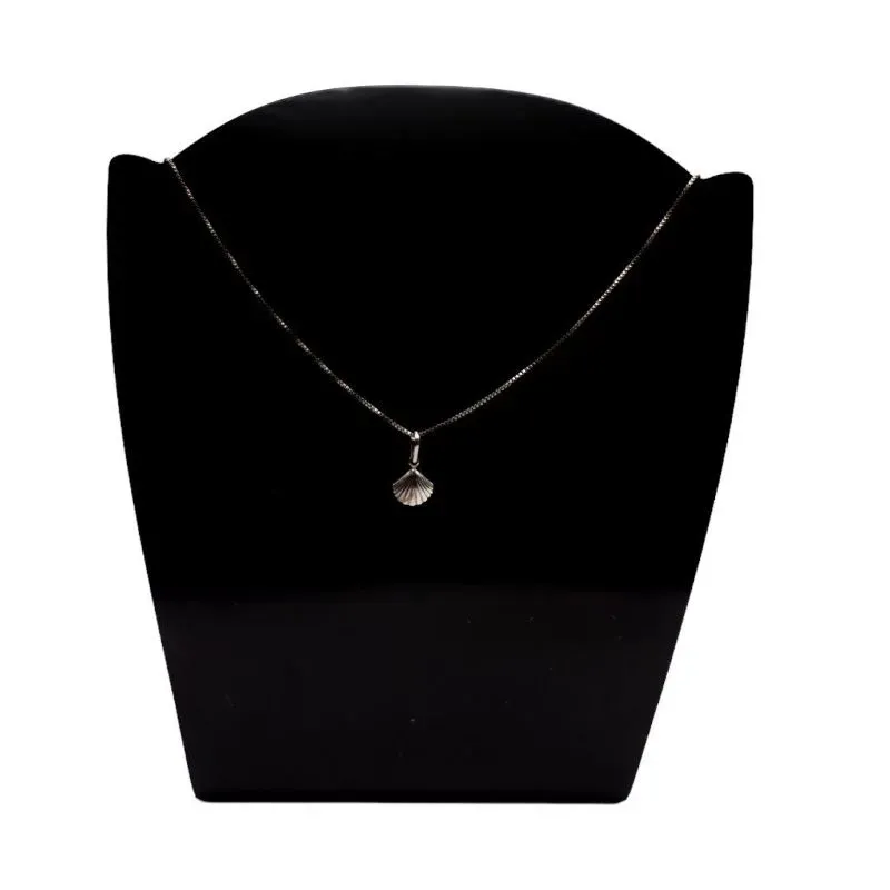 CORRENTE MINI CONCHA -BANHADO A RÓDIO NEGRO