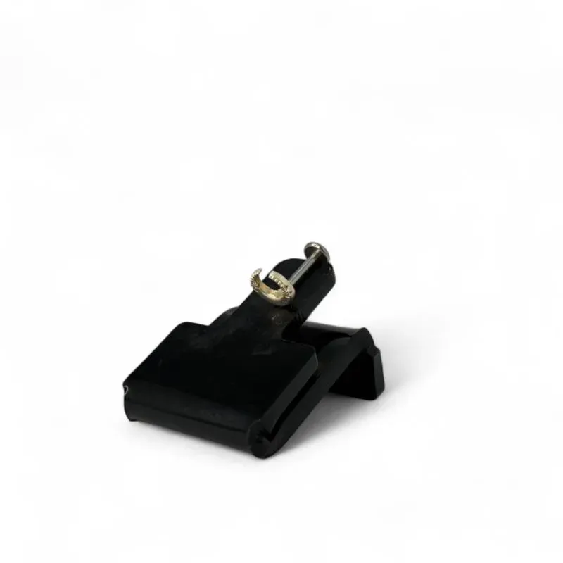 PIERCING PINO LUA COM ZIRCONIA CRISTAL 9MM -PRATA 925