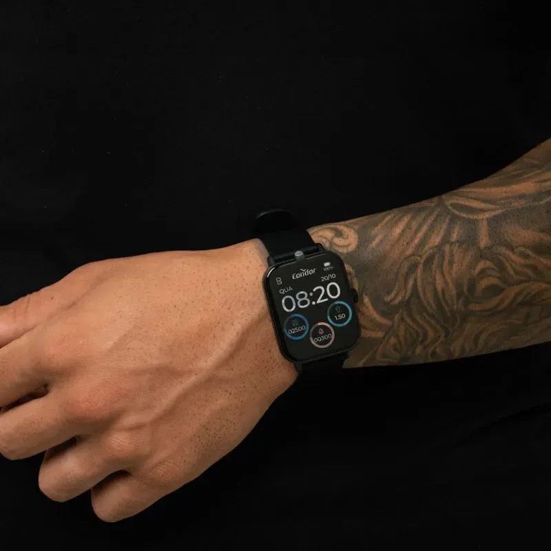 RÉLOGIO SMART WATCH CONDOR PRETO