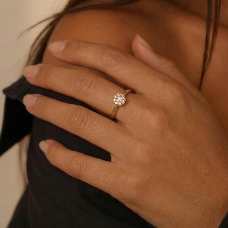 ANEL FALANGE CHUVA ZIRCONIA N03 - BANHADO A OURO 18K