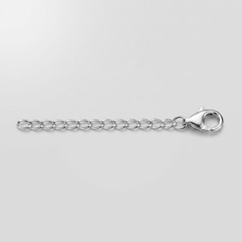 KIT EXTENSOR PARA CORRENTE E PULSEIRA - PRATA 925