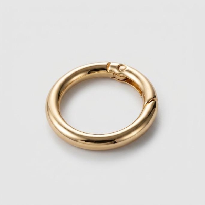 PINGENTE ARO PARA BERLOQUE - BANHADO A OURO 18K
