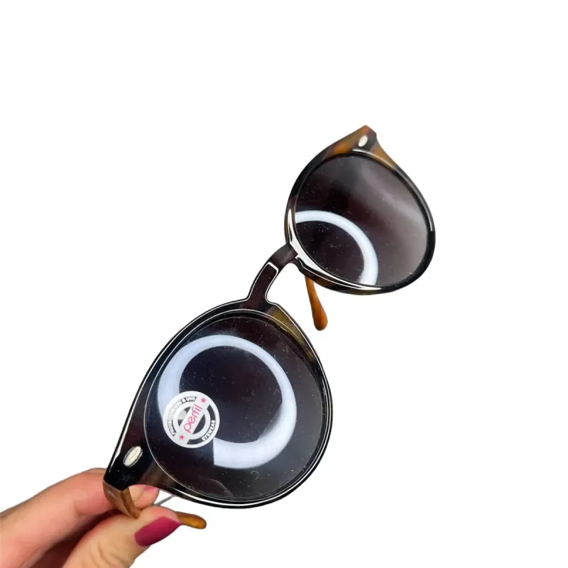 ÓCULOS UNISEX   ARMAÇÃO REDONDA ANIMAL PRINT ASTE EM MADEIRA -LENTE NÃO POLARIZADA ÓCULOS UNISEX   ARMAÇÃO REDONDA ANIMAL PRINT ASTE EM MADEIRA -LENTE NÃO POLARIZADA