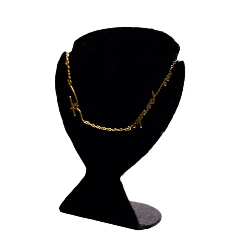 CORRENTE SINTO MUITO, ME PERDOE, SOU GRATO,TE AMO  POR INTEIRA REGULÁVEL GRAVATINHA  - BANHADO A OURO 18K CORRENTE SINTO MUITO, ME PERDOE, SOU GRATO,TE AMO  POR INTEIRA REGULÁVEL GRAVATINHA  - BANHADO A OURO 18K