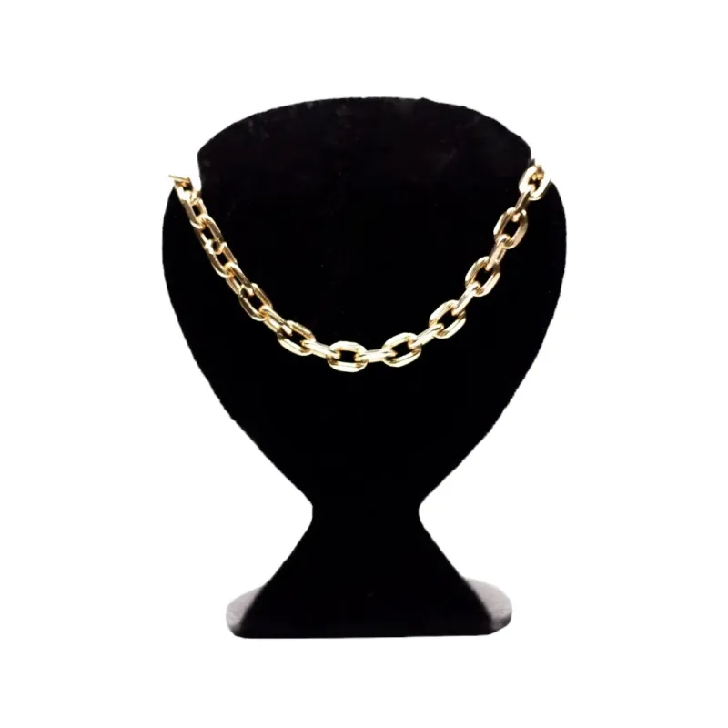 CHOKER CARTHIE CADIADINHO GRANDE COM EXTESNOR - BANHADO A OURO 18K CHOKER CARTHIE CADIADINHO GRANDE COM EXTESNOR - BANHADO A OURO 18K