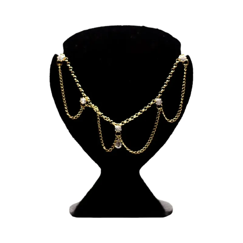 CORRENTE ELO PORTUGUES FINO INDIANA COM PONTO DE LUZ CRISTAL COM EXTENSOR- BANHADO A OURO 18K CORRENTE ELO PORTUGUES FINO INDIANA COM PONTO DE LUZ CRISTAL COM EXTENSOR- BANHADO A OURO 18K