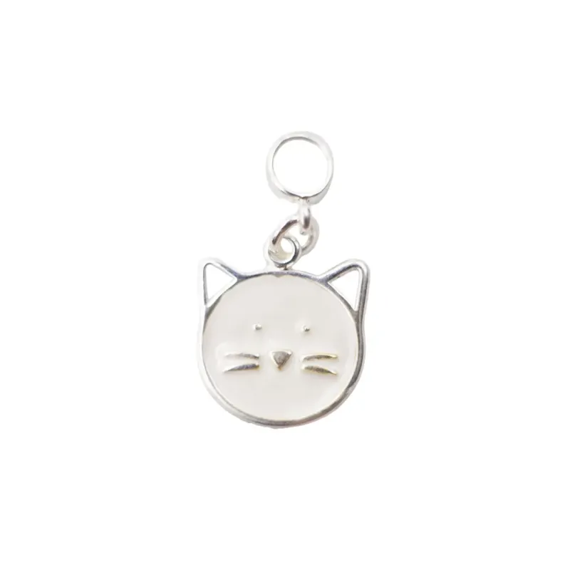 BERLOQUE PENDURADO GATO RESINADO COM ESCRITO I LOVE CATS- BANHADO A RÓDIO BRANCO BERLOQUE PENDURADO GATO RESINADO COM ESCRITO I LOVE CATS- BANHADO A RÓDIO BRANCO