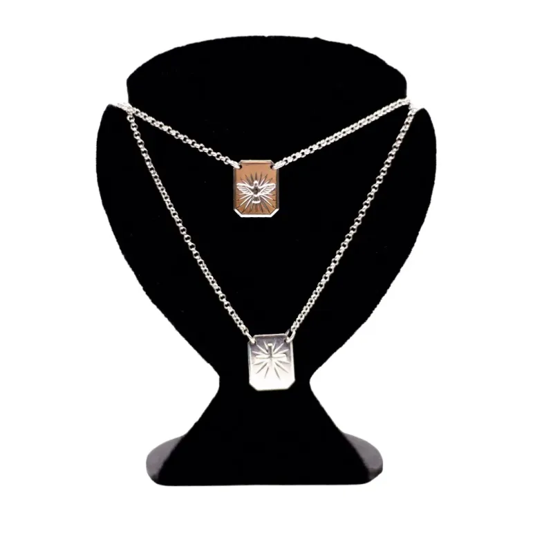 CORRENTE ESCAPULARIO ELO PORTUGUÊS FINO MEDALHA CRUZ E ESPÍRITO SANTO - BANHADO A RÓDIO BRANCO CORRENTE ESCAPULARIO ELO PORTUGUÊS FINO MEDALHA CRUZ E ESPÍRITO SANTO - BANHADO A RÓDIO BRANCO