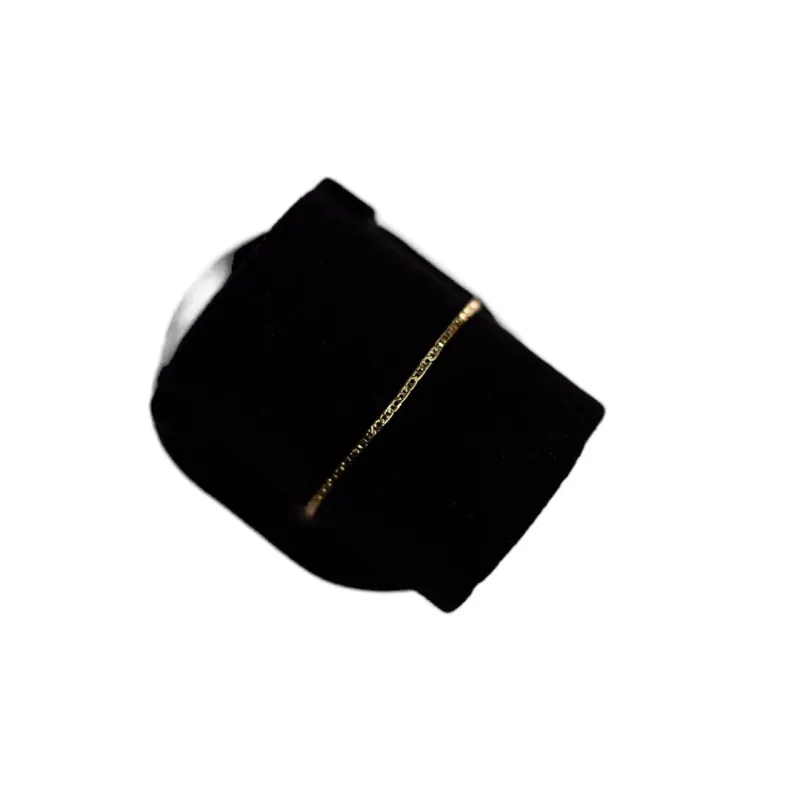 PULSEIRA MASCULINA TRAVESSINHA DIAMANTADA FINO 18CM- BANHADA A OURO 18K PULSEIRA MASCULINA TRAVESSINHA DIAMANTADA FINO 18CM- BANHADA A OURO 18K