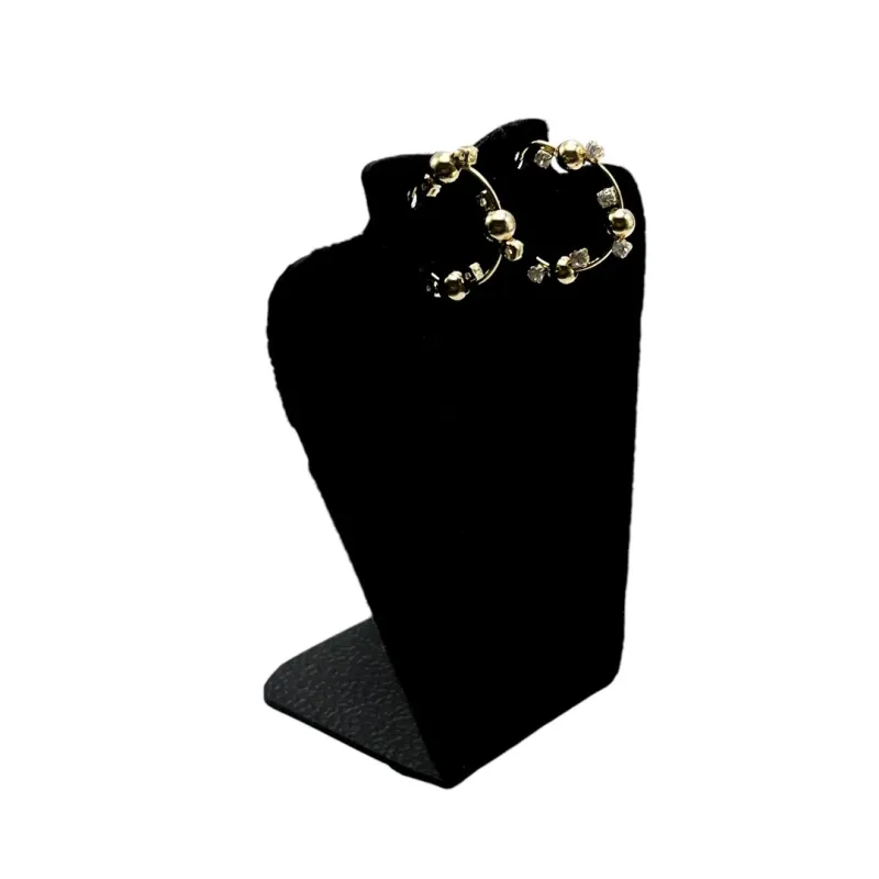 BRINCO ARGOLA COM BOLA E PONTO DE LUZ ZIRCONIA - BANHADO A OURO 18K BRINCO ARGOLA COM BOLA E PONTO DE LUZ ZIRCONIA - BANHADO A OURO 18K